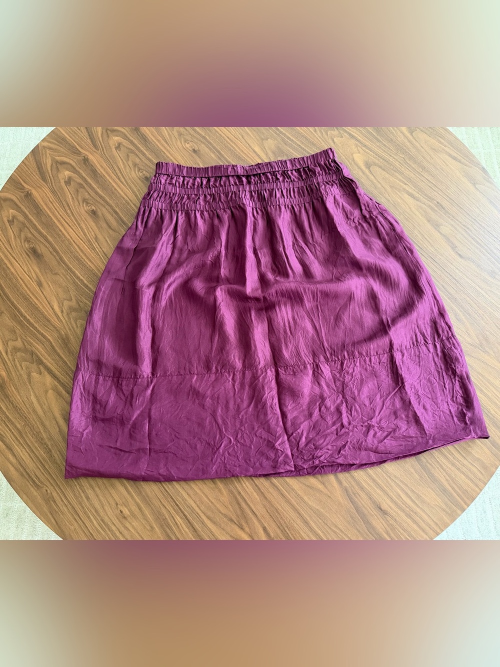 DKNY 100% silk midi skirt, size 4